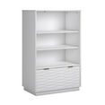 thumbnail image 3 of Sauder Morgan Main Bookcase, White, 434924, 3 of 8