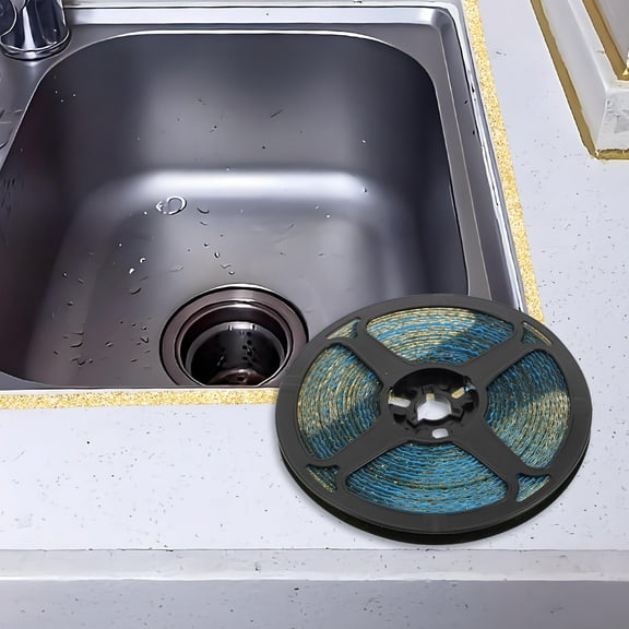 STRANDCHIC 2 Rolls Decorative Wall Lines PVC Rose Gold Skirting Board Covers Self Adhesive for Office Decoration