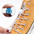 thumbnail image 2 of Lacets Ronds de Sport Sans Attaches, Dégagement Rapide, Verrouillage à Ressort Réglable, Lacets Élastiques, Accessoires de Chaussures pour Enfants et Adultes, Rouge Vin, 2 of 6