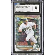 Graded 2025 Bowman Mega Box Nick Kurtz BCP-114 Rookie CGC 9 Oakland Athletics