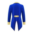 thumbnail image 3 of Aislor Manteau de Smoking Garçon Lion de Cirque Veste Bleu Royal 10, 3 of 6