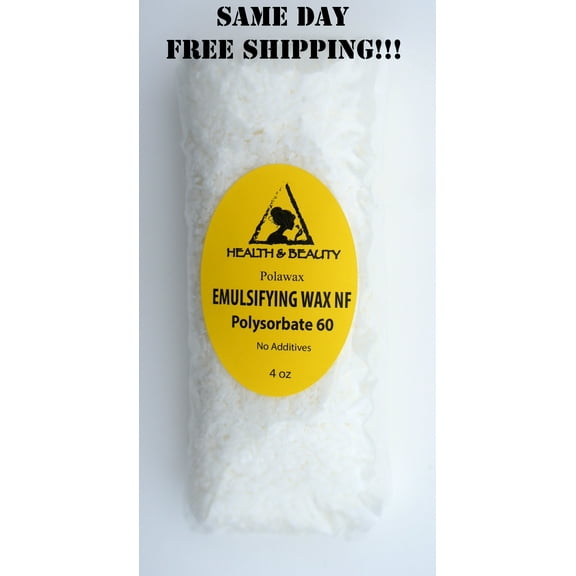 EMULSIFYING WAX NF POLYSORBATE 60 PURE POLAWAX 4 OZ