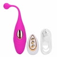 thumbnail image 1 of Masajeador vibratorio inalámbrico con carga USB para mujeres, 10 velocidades, morado Intense Pleasure Vibes, 1 of 8