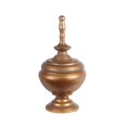 thumbnail image 1 of Benzara BM203685 Traditional Decorative Metal Finial with Rounded Top, Gold - Medium, 1 of 2