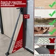 thumbnail image 6 of 1 Pack Adjustable Door Security Bar, Sliding Patio Door Stopper, 21-46 Inch Heavy Duty Door Jammer, Grey, 6 of 9