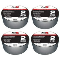 ProX XGF-260BLK 180FT 2" Commercial Grade Matte Black Gaffer Tape 4 Package