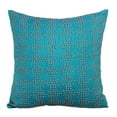 thumbnail image 1 of Pillow Case With Zipper, Euro Sham Cover, Pillow Covers 24x24 inch (60x60 cm) Blue, Silk Throw Pillow Covers, Handmade Pillow Covers, Modern Style, Abstract - Blue Tech Lite, 1 of 2