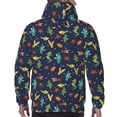 thumbnail image 7 of Naloa Shells and Seaweed Men's Casual Hooded Collar Drawstring Hoodies Pullover Sweatshirts Casual Long Sleeve Shirts-X-Large, 7 of 7