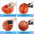 thumbnail image 4 of Inflador de balón eléctrico, bomba de aire recargable con agujas para balones deportivos, baloncesto, fútbol, voleibol, fútbol, rugby, 4 of 5
