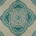 thumbnail image 3 of Half Price Drapes Henna Teal Room Darkening Curtains For Bedroom (1 Panel), 50W X 108L, 3 of 10