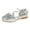 Silver, variant on Little Kids Girls Dress Pumps Glitter Sequins Low Heels Princess Flats Shoes Sandals 1-12 Years