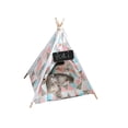 thumbnail image 1 of Pet Teepee, Dog And Cat Bed, Pet Houses With Thick Cushion Jd5, 1 of 5