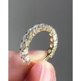 thumbnail image 3 of 1.20CT Round Cut Lab Grown Diamond Full Eternity Wedding Band 14K Yellow Gold, 3 of 4