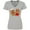 AC-Heather Grey, variant on Inktastic Gingerbread Couple Women's V-Neck T-Shirt