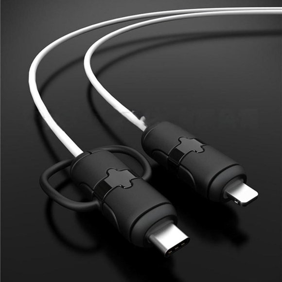 Silicone Chargeur de Téléphone Portable Câble Protecteur Ligne Câble de Morsure pour Android Type-C Fil Enrouleur Protection Style C