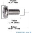 thumbnail image 2 of Prime Ave Vis pour Plaque d'Immatriculation en Acier Inoxydable Longueur Standard pour Tous les Modèles BMW, 2 of 5