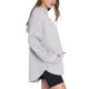 thumbnail image 2 of Sudadera con Capucha Oversize para Mujer, con Cremallera de un Cuarto, Estilo Túnica, Ideal para Otoño e Invierno Ropa y Elegante Gris L, 2 of 10