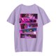 thumbnail image 4 of Pop cazadora para niña Demon Hunters Round-Neck Printed Anime Trio Poster T Shirt （Purple）, 4 of 4
