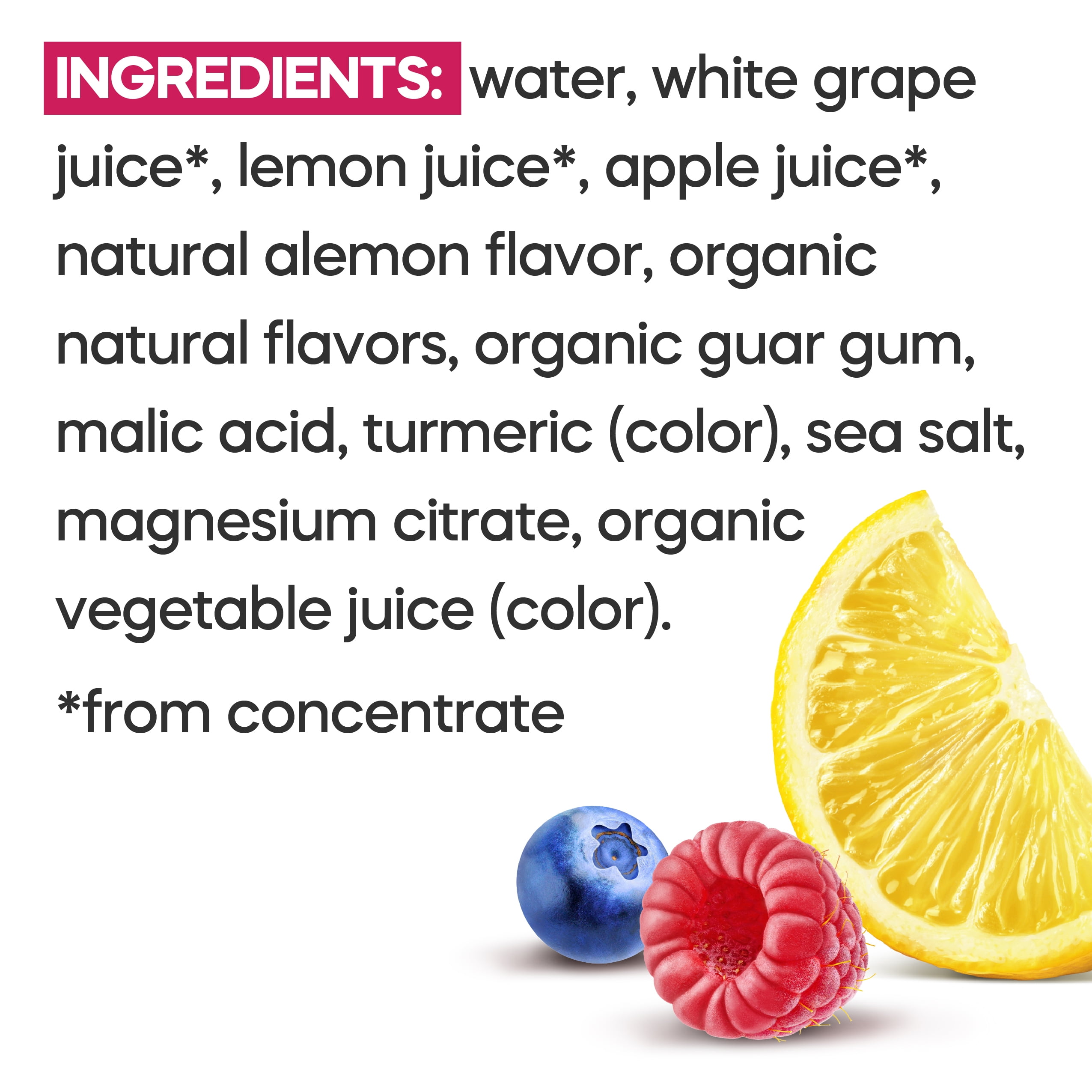 Goodpop Freezer Pops with Electrolytes 100% Fruit Juice 15 Pack - Lemonade Variety Pack