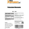 thumbnail image 6 of BulkSupplements Potassium Gluconate Powder - 600mg per Serving - 250 Grams (8.8 oz) - 417 Servings, 6 of 6
