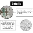 thumbnail image 6 of 4PCS/Set Rustic Daisy Shower Curtain Sets, Waterproof Fabric Bath Curtain, Vintage Farm Floral on Rustic Panel Wood Board Bathroom Decor, Non-Slip Bathroom Mat Bath Mat Toilet Rug, Horseshoe, 6 of 7