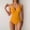 Yellow, variant on Oplxuo Women's Tummy Control One Piece Swimsuit Sexy V Neck Ruched Bathing Suit Push Up Vintage Padded Slimming Swimwear