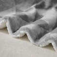 thumbnail image 5 of 1 gran manta de 127x178CM, manta de lana de franela de doble tir(gris claro) - decor, luz, suave y cálido, 5 of 5