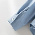 thumbnail image 3 of Shadowsong Women's Tencel Denim Shirts, Light Blue, Size M, 3 of 18
