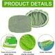 thumbnail image 4 of Pieces Mop Pads, Mop Replacement Pads, Washable Replacement Cloths, Microfiber Mop Pads, Reusable Cloths for Cleaning Scrubbing Dry or Wet Floors Tile, 4 of 5