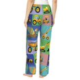 thumbnail image 3 of Goofa Construction Machinery Printed Soft Pajama Pants for Women, Wide Leg Comfy Casual Lounge Yoga Pants-Small, 3 of 9