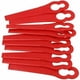 thumbnail image 4 of Juego de cuchillas para cortacésped de jardín, color rojo, 10 x 5 mm, 150 piezas, 4 of 5