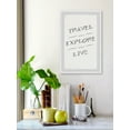 thumbnail image 4 of Marmont Hill Travel E x plore Live Framed Wall Art, 8.00" x 1.50", 4 of 6