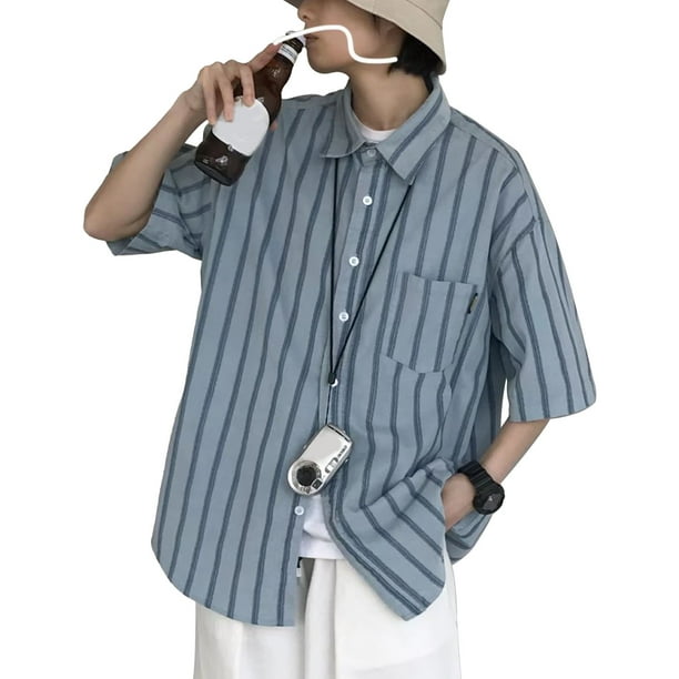 Camisa rayas vintage hombre sale