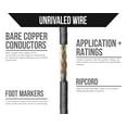 thumbnail image 3 of Voltive Cat6 Riser (CMR), 100ft, Black - Solid Bare Copper Bulk Ethernet Cable - UTP - 600MHz - UL Certified & ETL Verified, 3 of 4