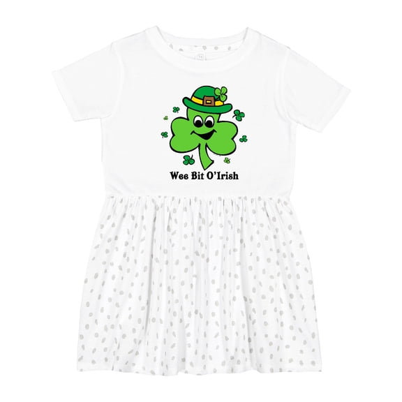 Inktastic Wee Bit O'irish Girls Toddler Dress