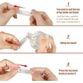 thumbnail image 3 of 60PCS 5ml Mini Spray Bottle, Clear Plastic, Fine Mist Refillable Perfume Atomizer, 3 of 5