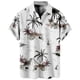thumbnail image 1 of Camisas Hombre Camiseta de hombre informal con diseño de moda superior con estampado de calle al libre con estampado 3d de árbol de (White, M), 1 of 4