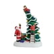 thumbnail image 3 of Decoración navideña con luz LED, miniárbol de Navidad iluminado, escritorio de vacaciones, regalos de cumpleaños, adorno de mesa para niños y adultos mayimx Centro de mesa de Navidad, 3 of 9