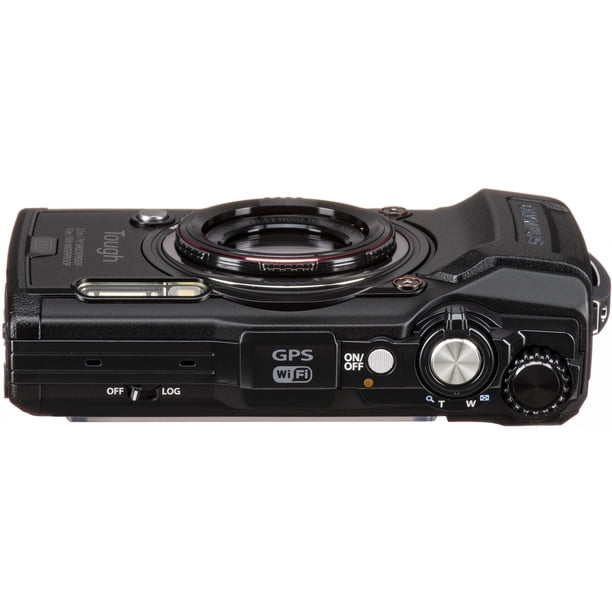 Olympus Tough TG-6 Waterproof Camera (Black) - Action Bundle