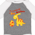 thumbnail image 4 of Inktastic I'm Gonna Be A Big Brother-dino Boys Long Sleeve Baby Bodysuit, 4 of 5