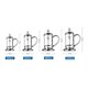 thumbnail image 2 of HCZKIUJ Cafetera clásica Cafetera de Acero Inoxidable Cafetera de Vidrio de Alta Temperatura Cafetera Manual Cafetera de presión de filtración para Amantes del café Cafeteras, 2 of 3