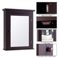 thumbnail image 5 of Casart Bathroom Mirrored Wall-Mounted Cabinet, Multipurpose Storage Medicine Cabinet with Single Door & Adjustable Shelf for Bathroom and Bedroom, 5 of 7