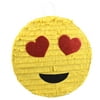 Heart Eyes Emoji Party Pinata, Traditionally Handcrafted