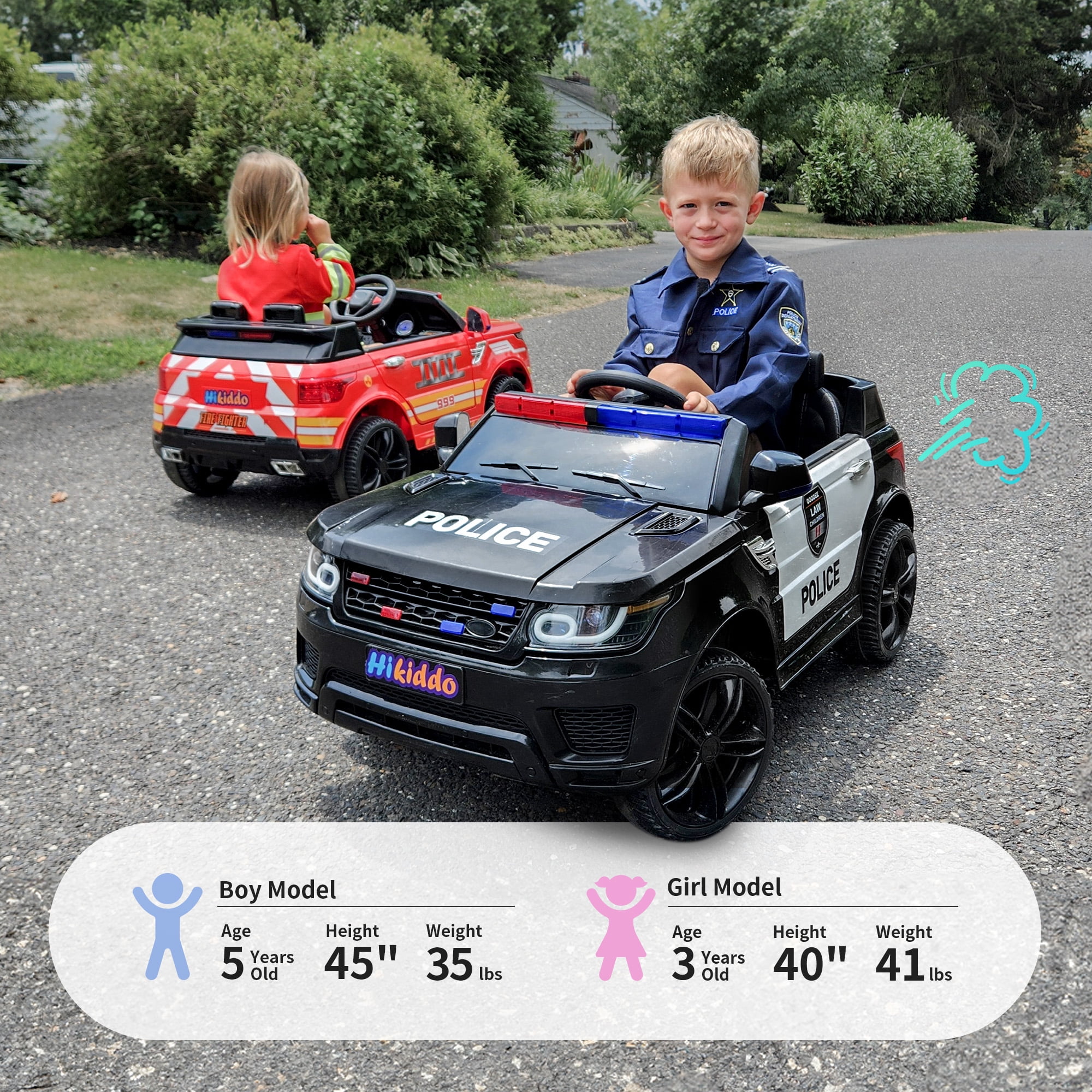 Hikiddo Electric Car for Kids, Licensed Ford-Shelby F-150 12V Ride on Truck Toys for Toddlers w/ Remote, 2-Hour Drive Time - Black