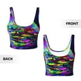 thumbnail image 5 of Naloa Howling Wolf Sports Bras for Women, High Support Bra with Removable Pads, Comfortable - Medium, 5 of 9