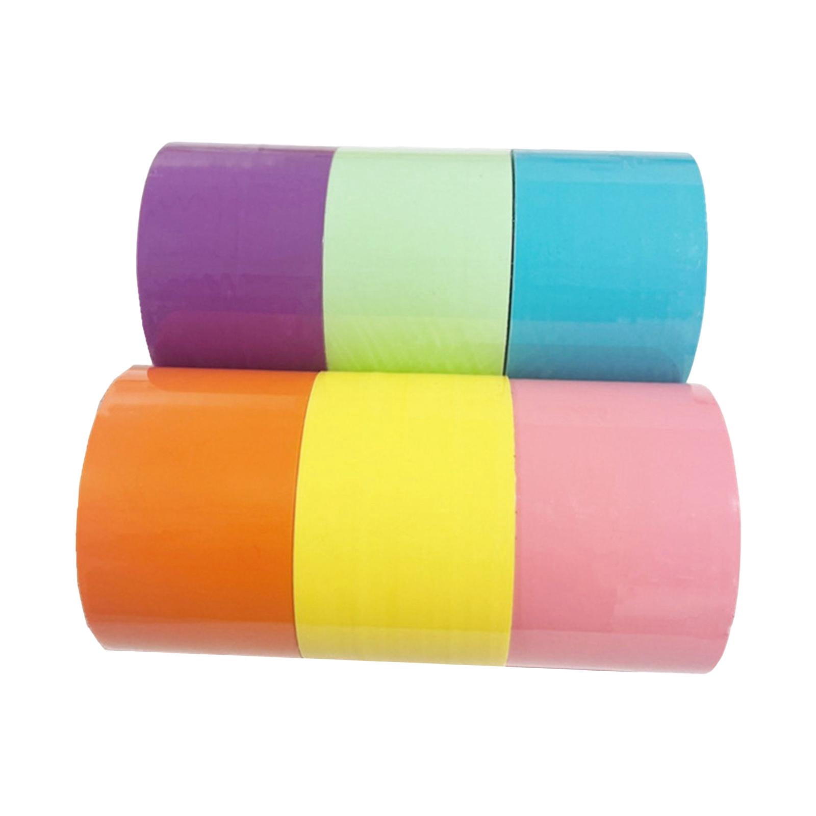 6 Pieces Sticky Ball Tapes DIY Sticky Tape Toy Rainbow Colors Toys for Party