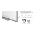 thumbnail image 3 of Ghent Mag Hygienic Porcelain Whiteboard w/Aluminum Frame - 4ft H x 7ft, 3 of 5