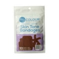 thumbnail image 2 of TruColour Skin Tone Bandages, Flexible, Assorted Shapes - Dark Brown, 30 Count, 1 Pack, 2 of 9