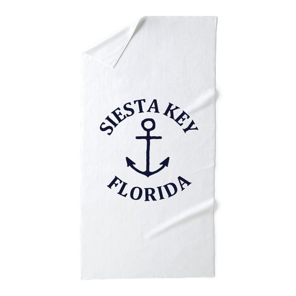 CafePress - Summer Siesta Key Florida - Large Beach Towel, Soft 30"x60" Towel with Unique Design