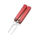 thumbnail image 3 of Herramienta de reparación de hoyos de golf, regalo plegable para golfistas, horquilla portátil, resistente y ligera. Rojo, 3 of 9